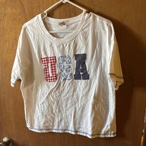 Kids USA Graphic T-Shirt - White
